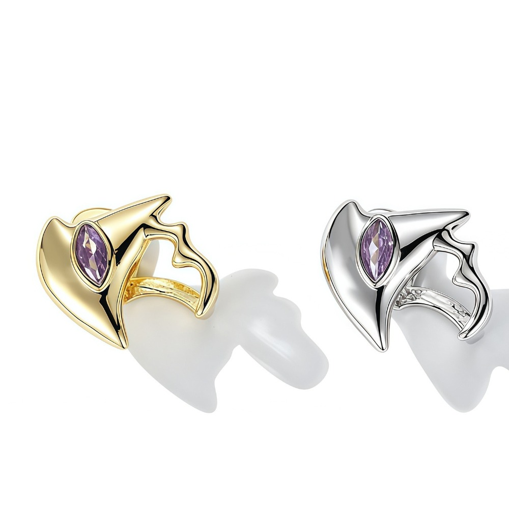 Body Jewelry Real Gold - Marquise Zirkon Zahn-Grillz aus Kupfer, echt