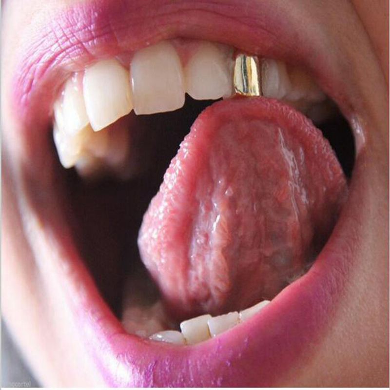 Body Jewelry Gold Plated - Neue 1-3 Stück Einzelzahnkappen für Zähne,