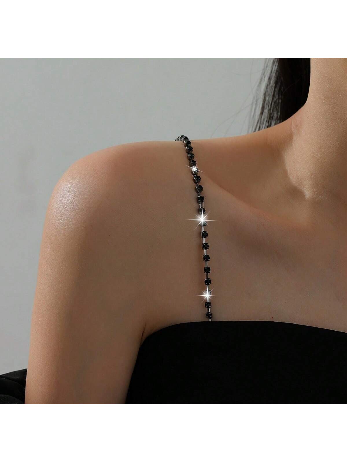 Body Jewelry Dress - Elegante, verstellbare BH-Träger mit Strasssteinen, sexy