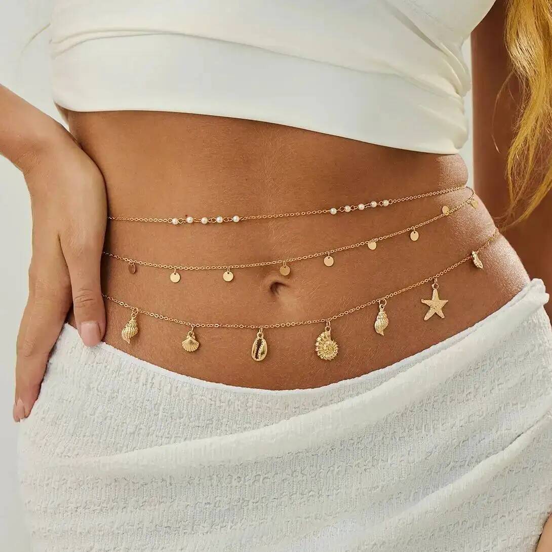 Body Jewelry Lot - IngeSight.Z 3 Teile/satz Boho Seestern Conch
