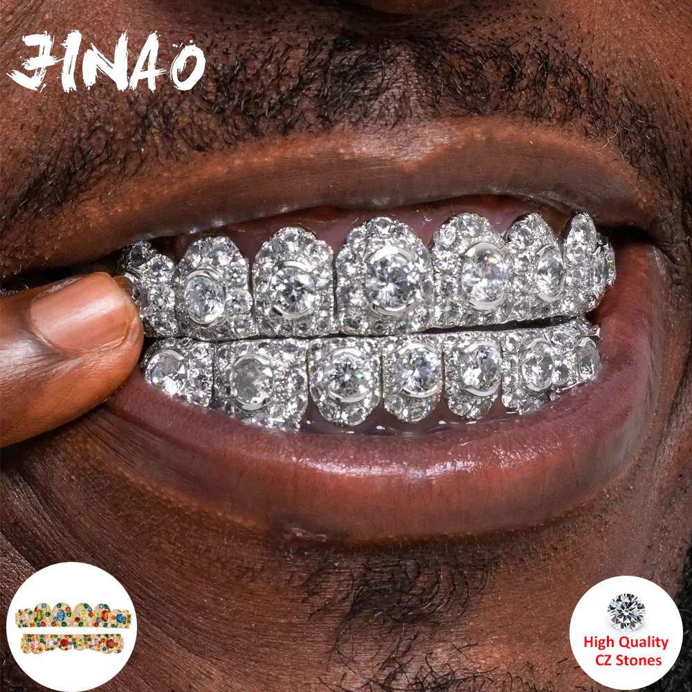 Body Jewelry Lot - JINAO Hip-Hop Vollständig mit Steinen Besetzter