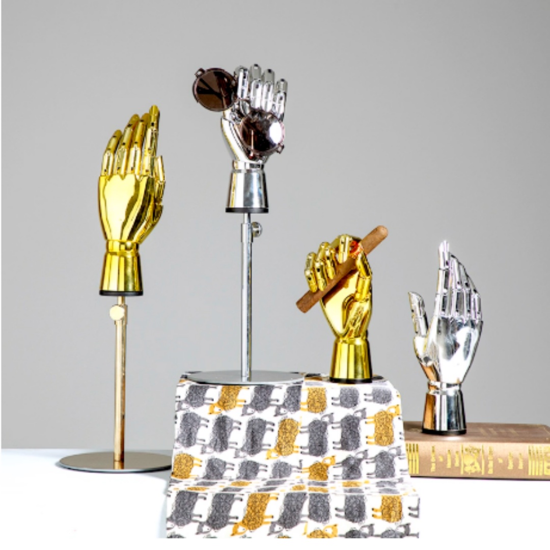 Body Jewelry Shop - Dekoration Hogar weibliche Handpuppenbeschichtung, galvanisiertes Modell,
