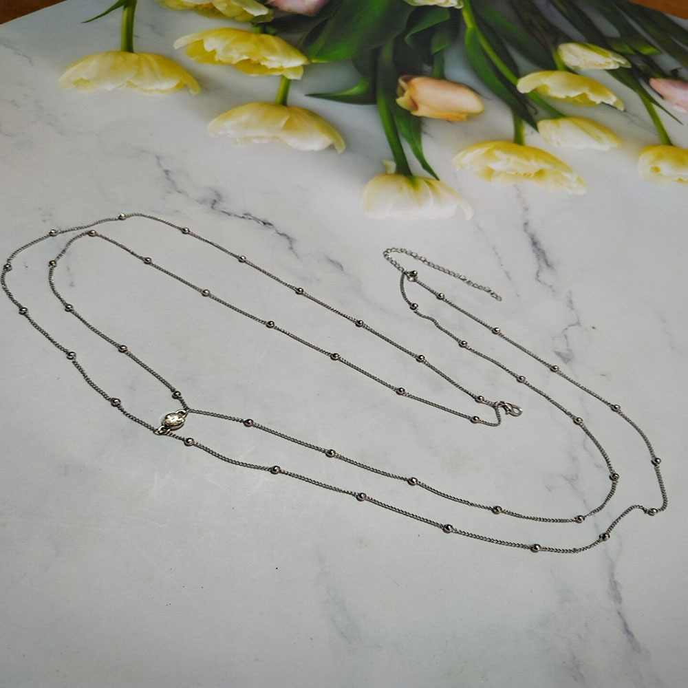 Bauch kette-zierlicher cz Körp – Body Jewelry Gold Plated Bewertung und Preis