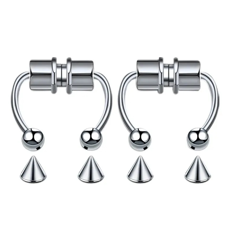 1/2/3 Stück gefälschte magneti – Body Jewelry Hoops Bewertung und Preis