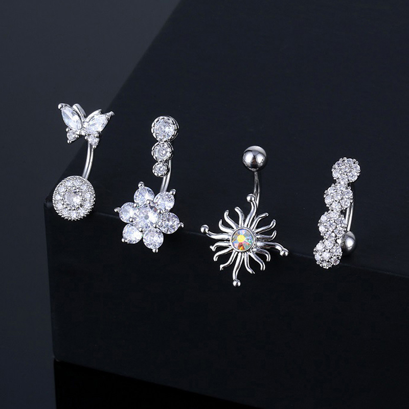 Kristall Bauchnabel Ring Tier  – Body Jewelry Hoops Bewertung und Preis