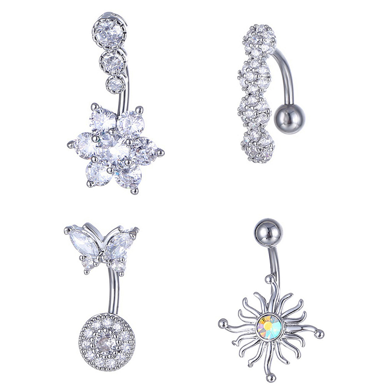 Kristall Bauchnabel Ring Tier  – Body Jewelry Hoops Bewertung und Preis