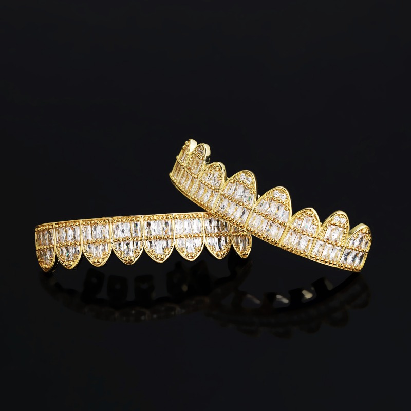 HipHop vereist t Quadrat Zirko – Body Jewelry Real Gold Bewertung und Preis