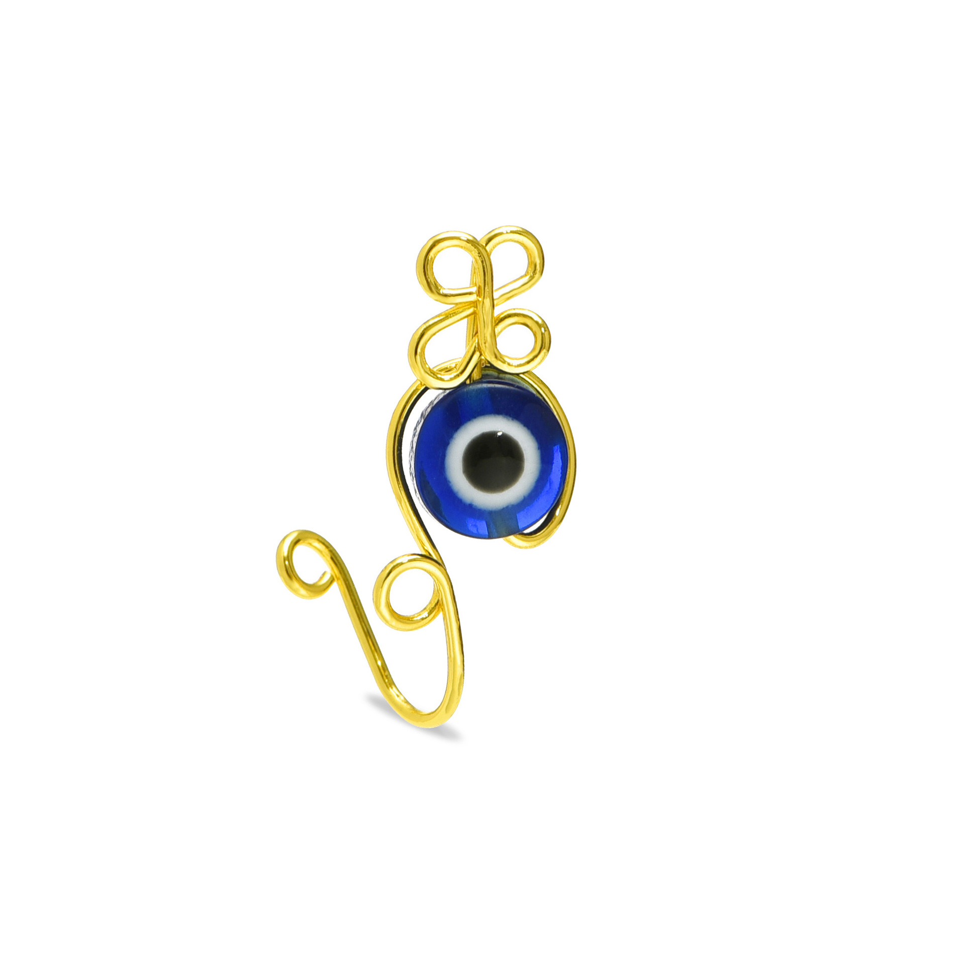 Evil Eye Nasenring, handgefert – Body Jewelry Real Gold Bewertung und Preis