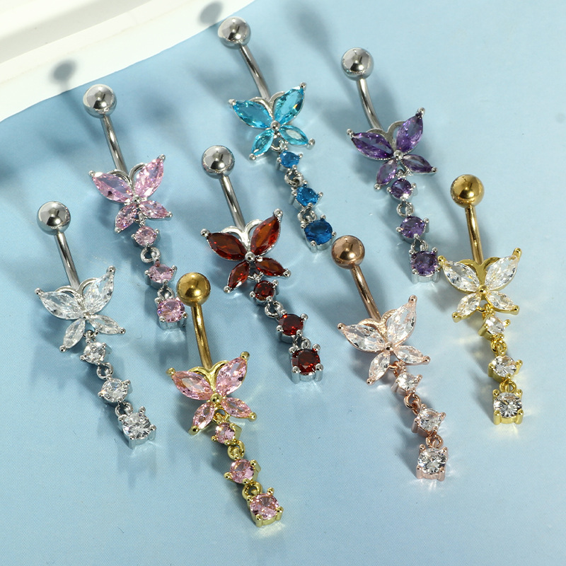 14GA Goldener Schmetterling mi – Body Jewelry Hoops Bewertung und Preis