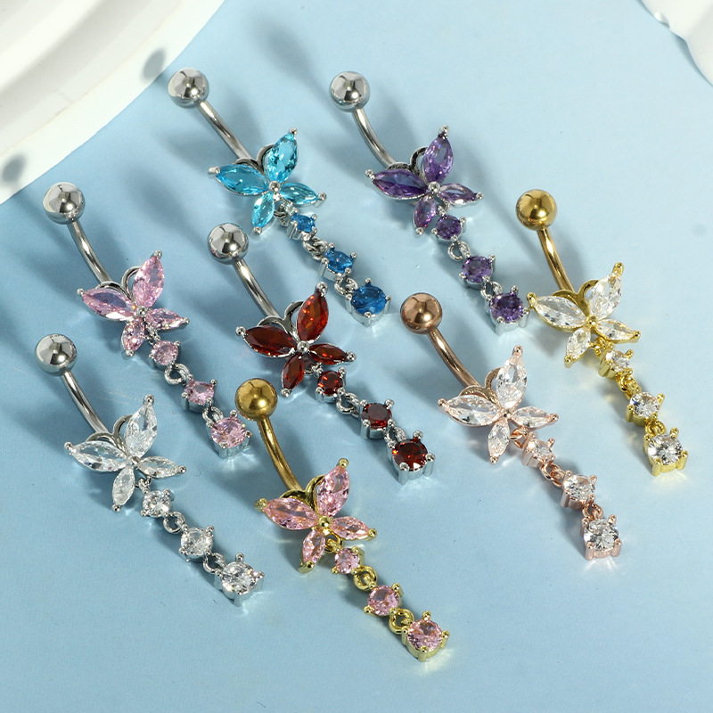 14GA Goldener Schmetterling mi – Body Jewelry Hoops Bewertung und Preis