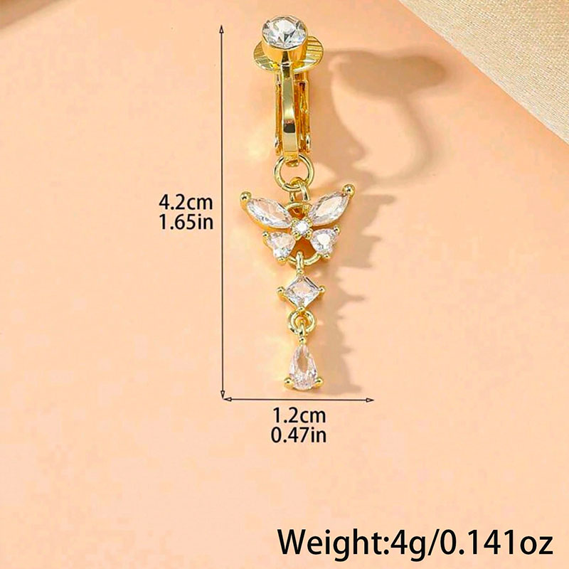 1 Stück Schmetterlings-Design  – Body Jewelry Hoops Bewertung und Preis