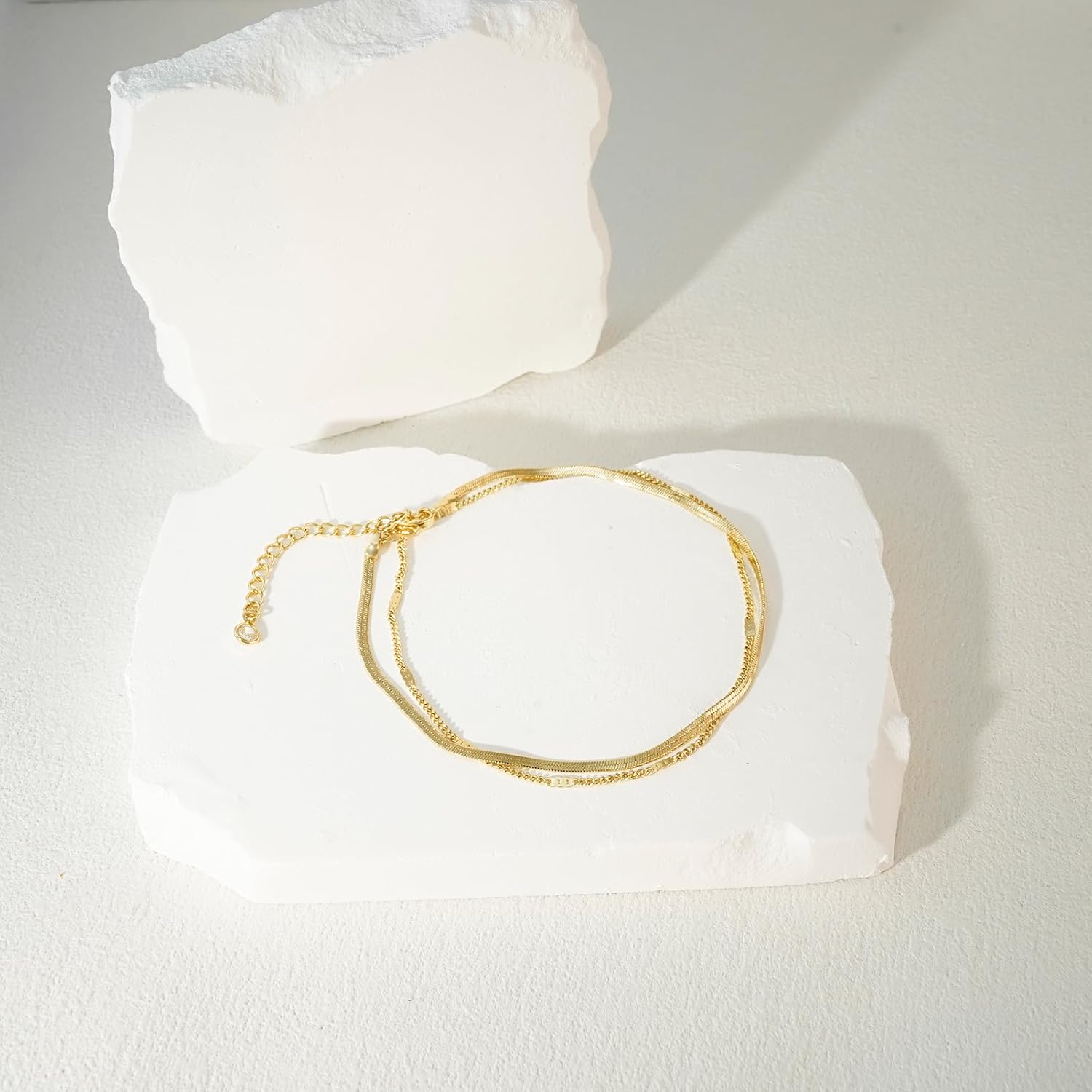 Knöchelarmbänder für Damen, 14 – Body Jewelry Real Gold Bewertung und Preis