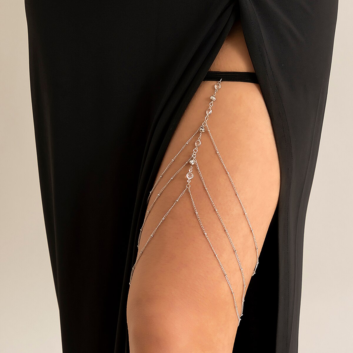 Boho elastisches Band Kristall – Body Jewelry Dress Bewertung und Preis