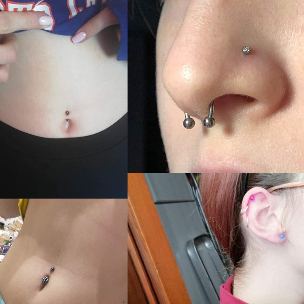 150/140/85/70/42-teiliges Körp – Body Jewelry Hoops Bewertung und Preis