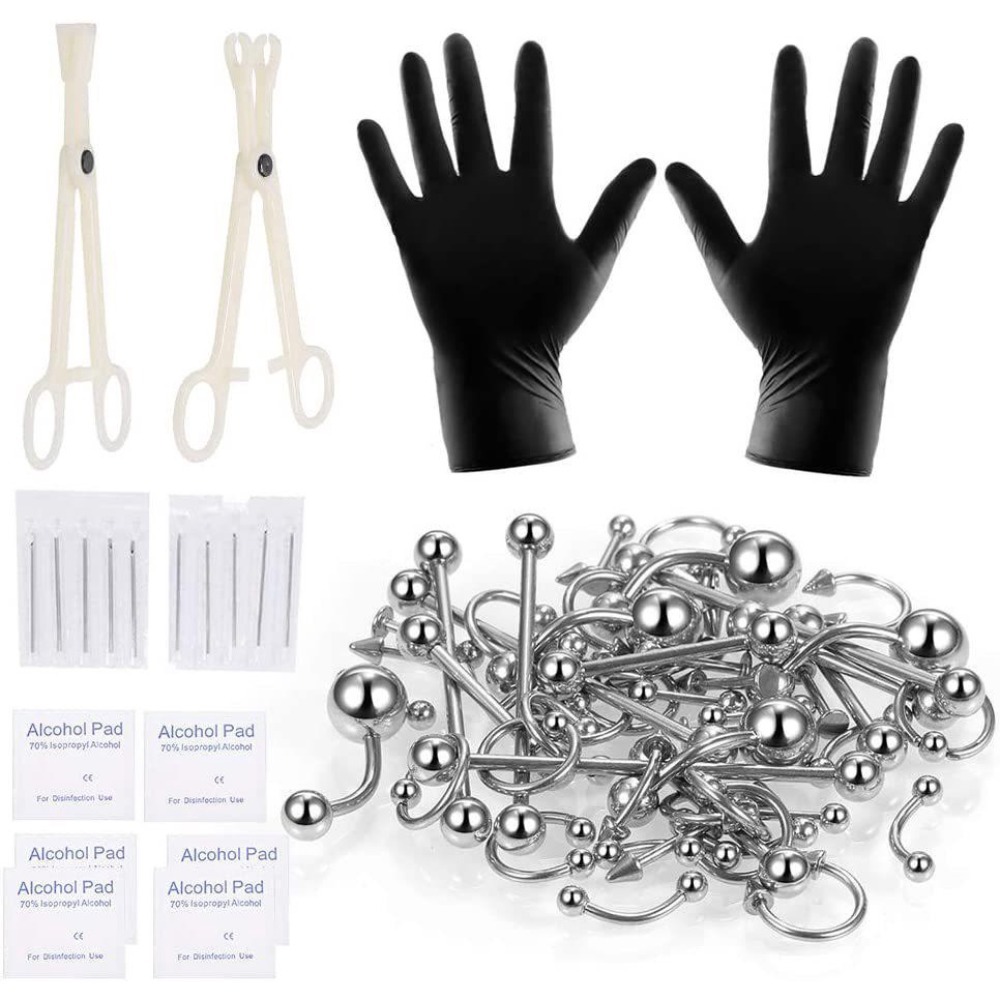 150/140/85/70/42-teiliges Körp – Body Jewelry Hoops Bewertung und Preis
