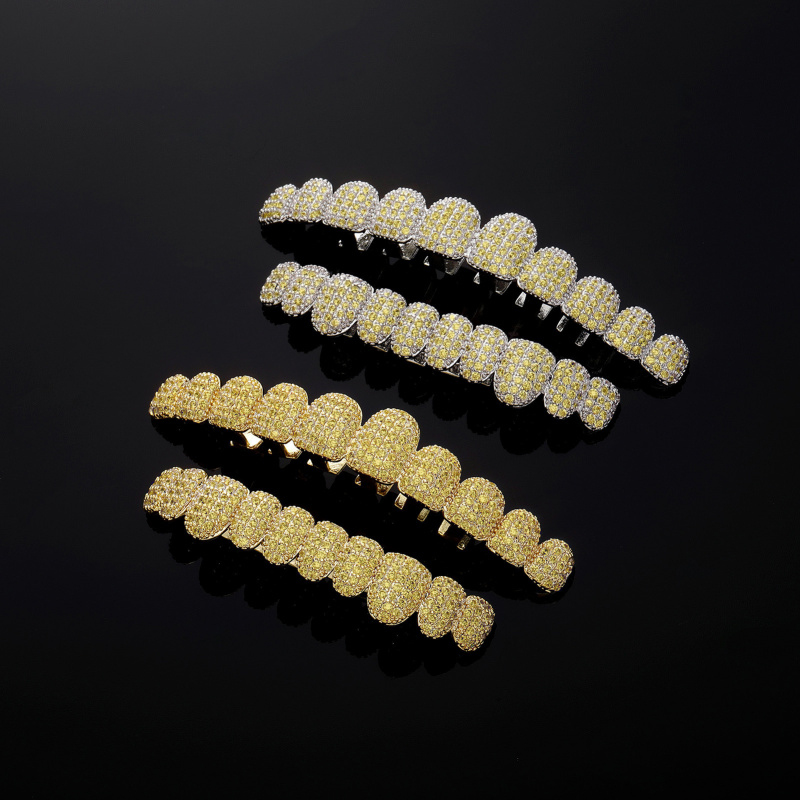 Neue Exquisite Hip-Hop Voll-Di – Body Jewelry Real Gold Bewertung und Preis