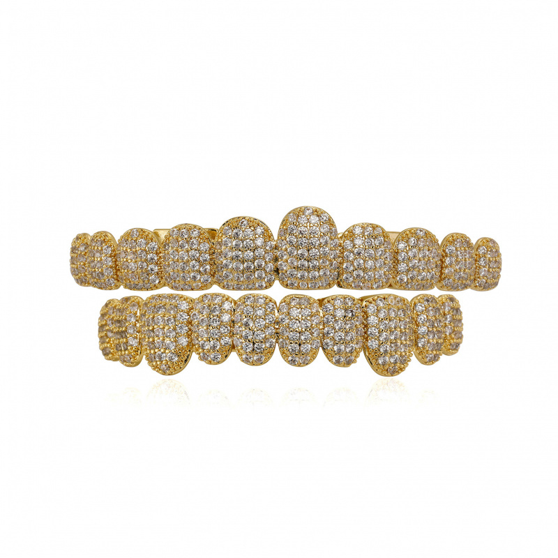 Neue Exquisite Hip-Hop Voll-Di – Body Jewelry Real Gold Bewertung und Preis