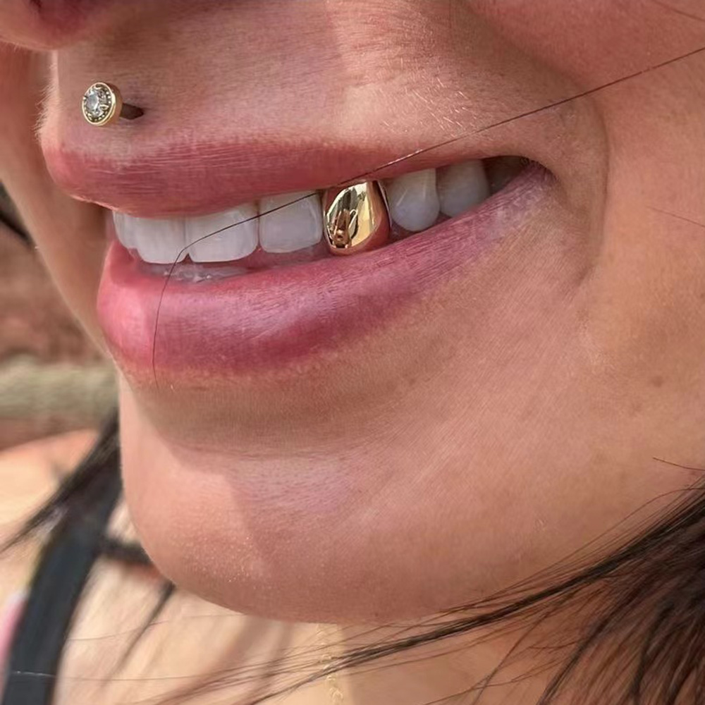 RACHELZ HipHop Classic Single  – Body Jewelry Gold Plated Bewertung und Preis