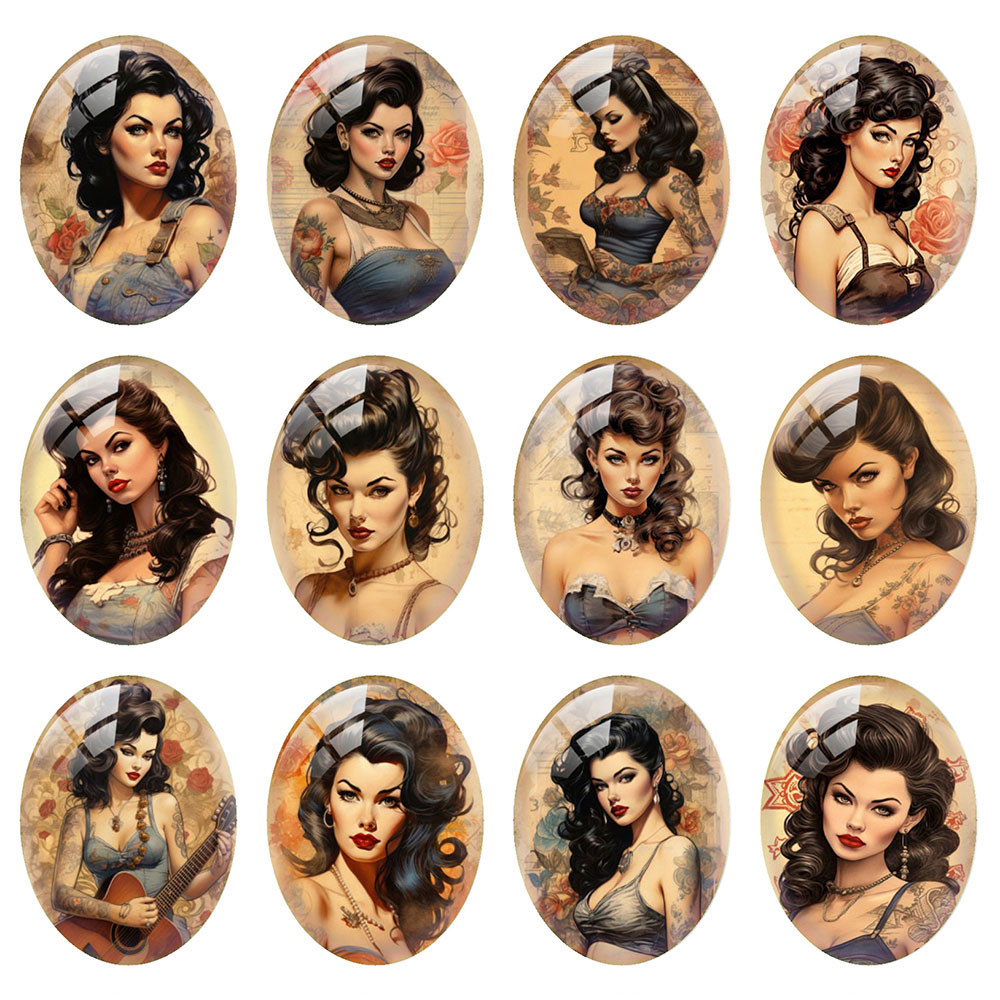 Zufällig gemischte runde/ovale – Body Jewelry Stickers Bewertung und Preis