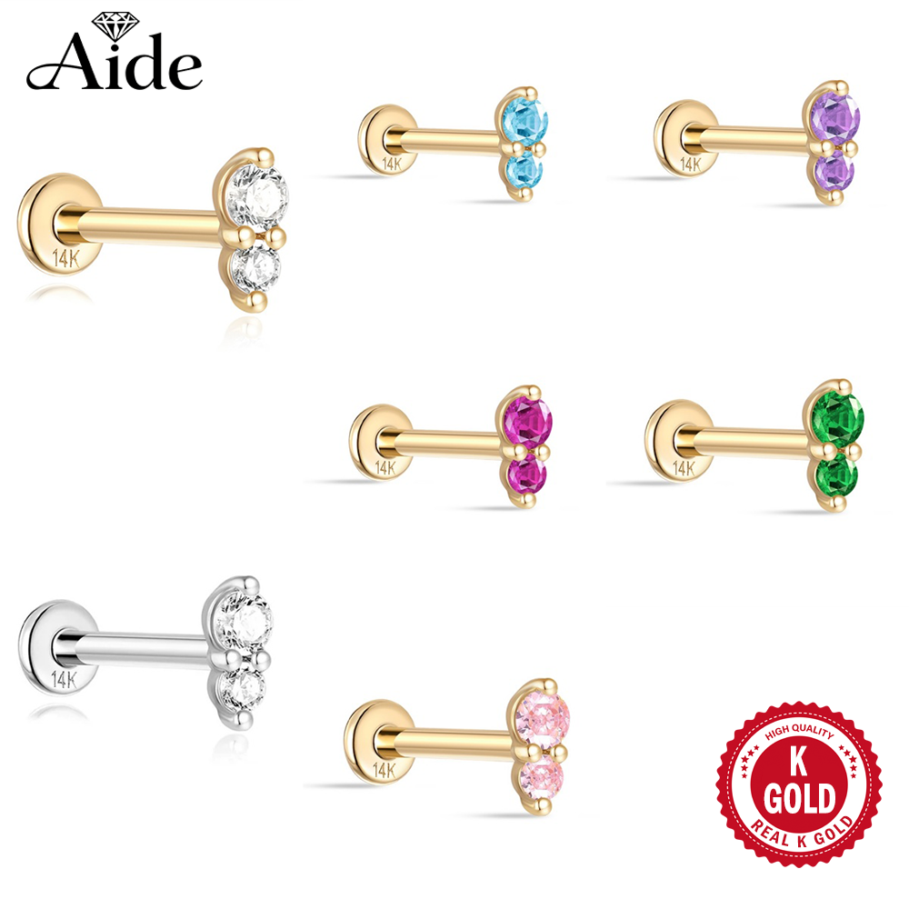 AIDE Echt 14K Solid Gold Farbe – Body Jewelry Real Gold Bewertung und Preis