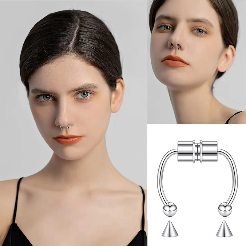 Gefälschte Piercing Nase Ring  – Body Jewelry Hoops Bewertung und Preis