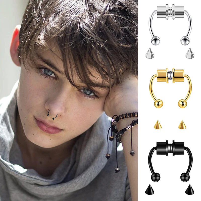 Gefälschte Piercing Nase Ring  – Body Jewelry Hoops Bewertung und Preis