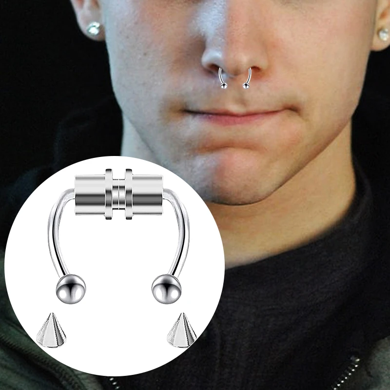Gefälschte Piercing Nase Ring  – Body Jewelry Hoops Bewertung und Preis