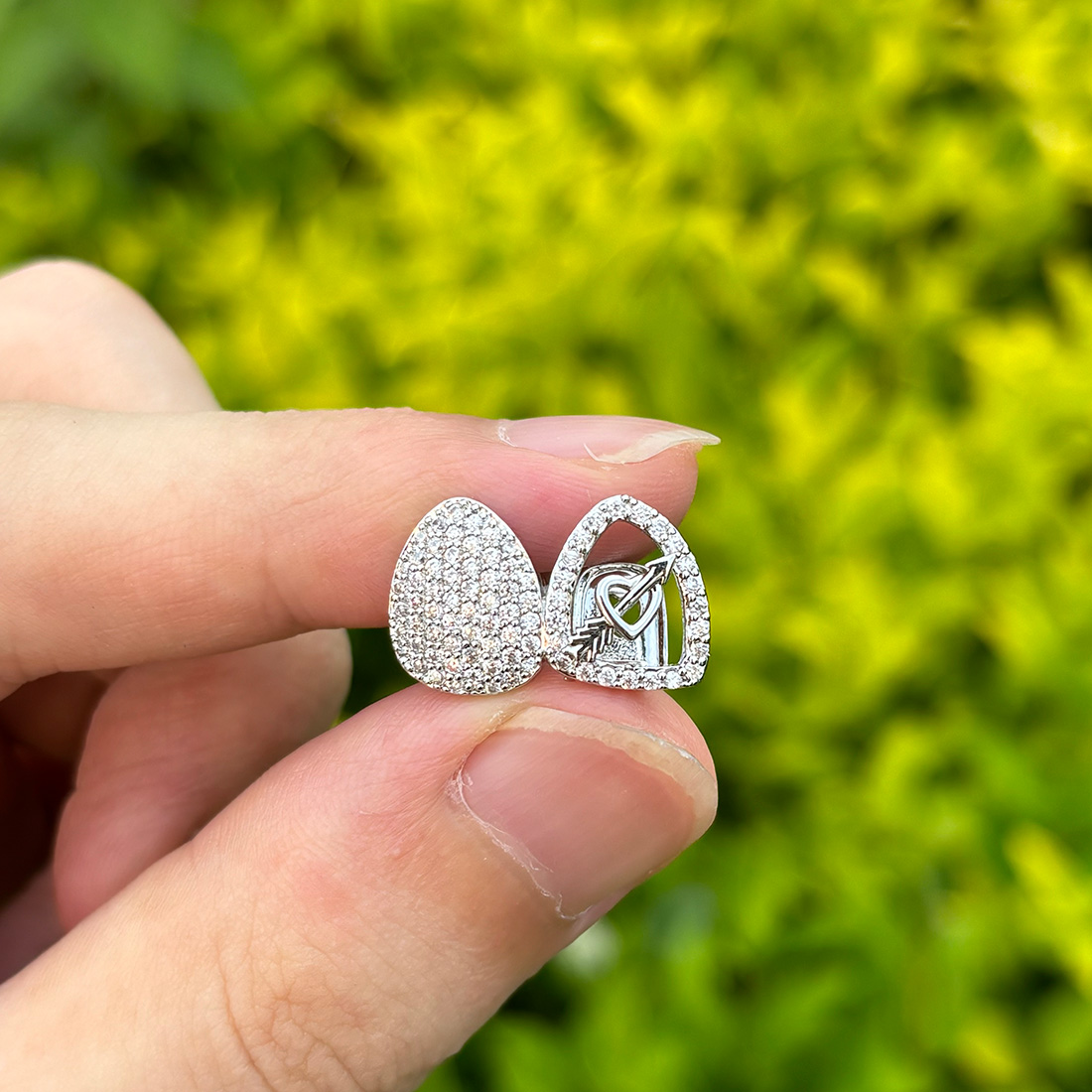 RACHELZ Hip Hop Doppel Liebe H – Body Jewelry Gold Plated Bewertung und Preis