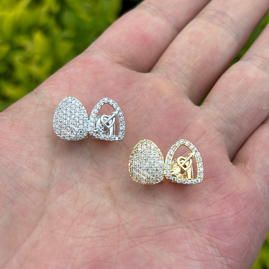 RACHELZ Hip Hop Doppel Liebe H – Body Jewelry Gold Plated Bewertung und Preis