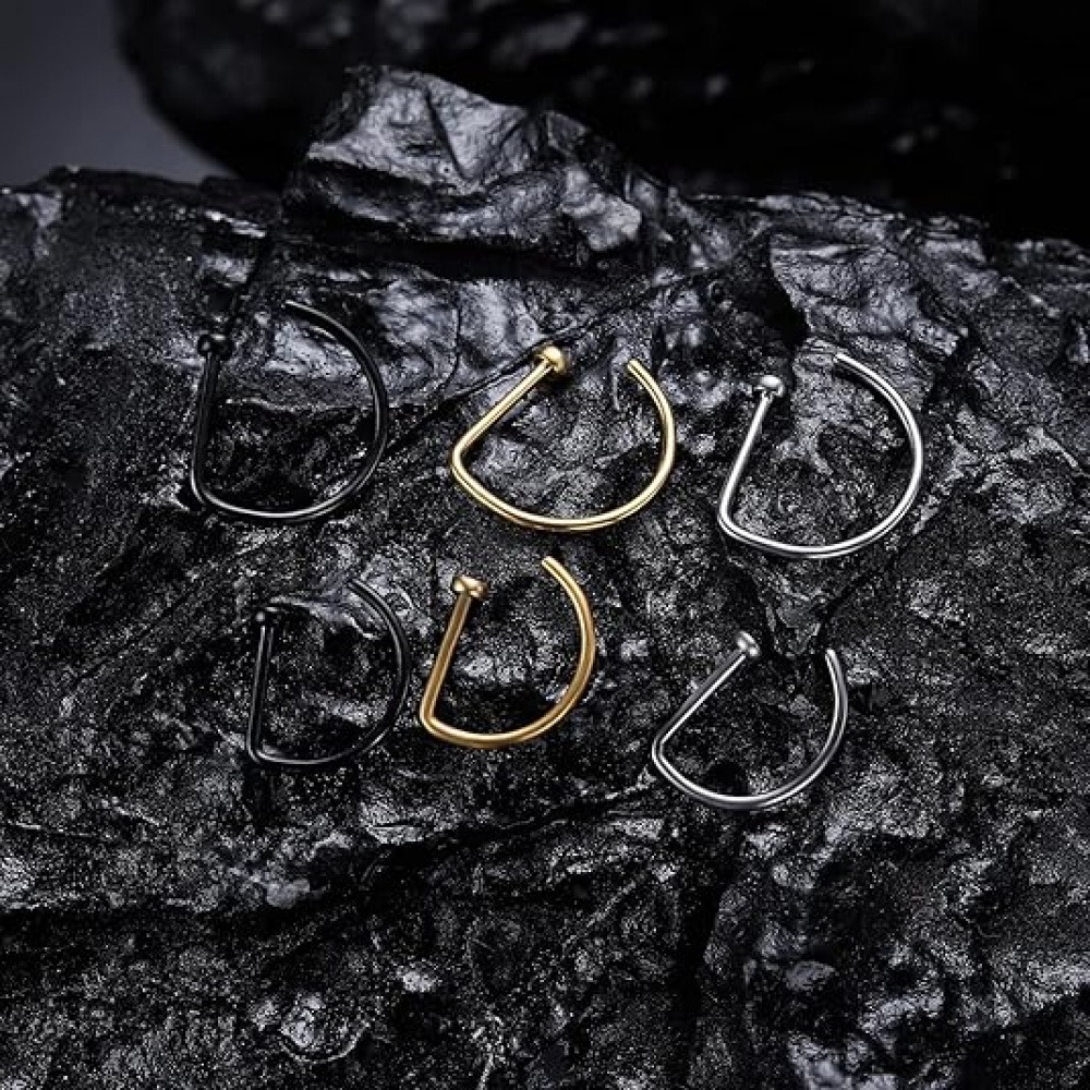 4er-Pack Nicht-Durchstechende  – Body Jewelry Hoops Bewertung und Preis