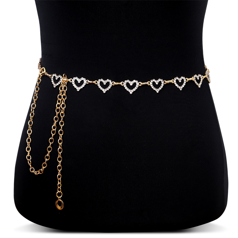 Modische Strass-Herz-Taillenke – Body Jewelry Dress Bewertung und Preis
