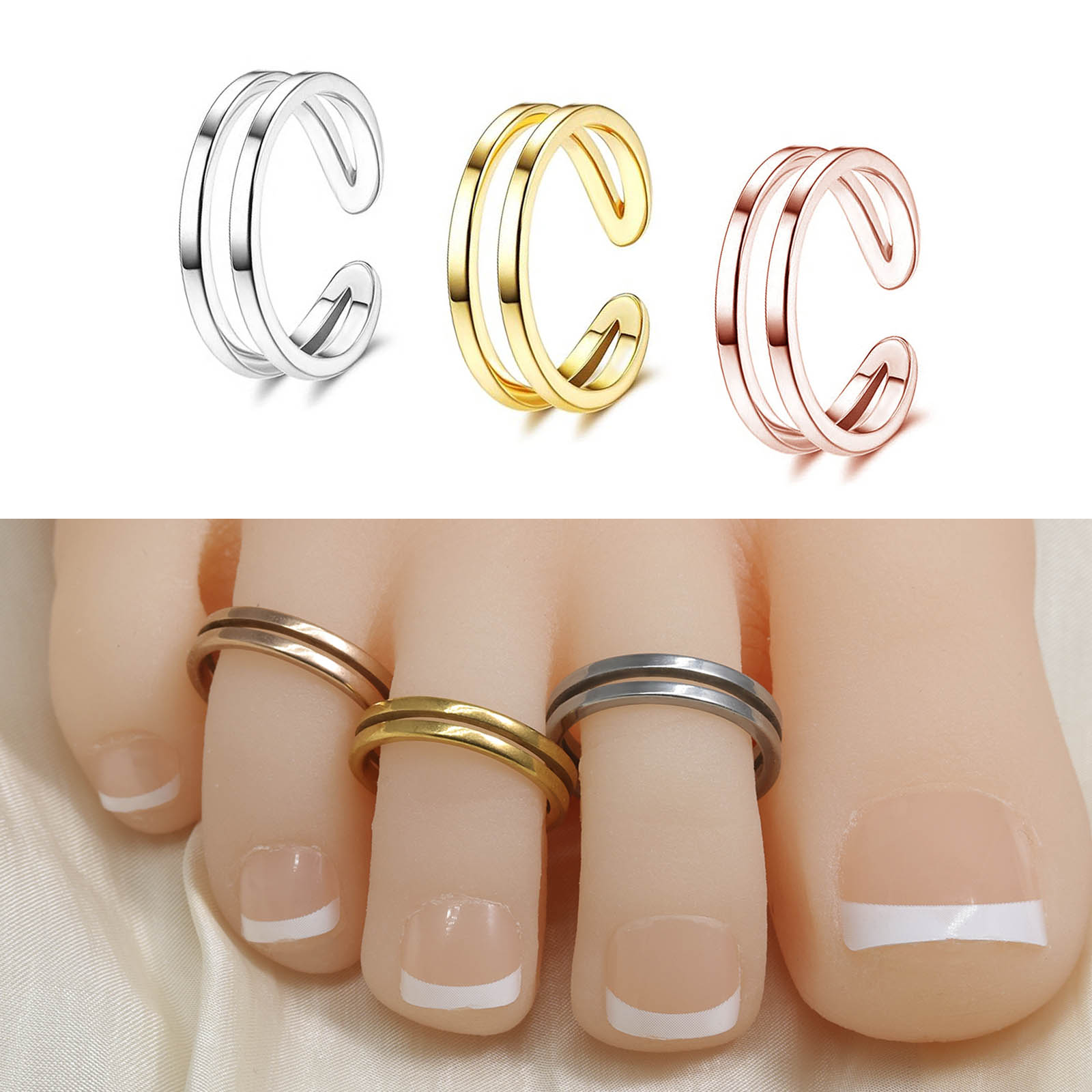 Verstellbarer Doppelschichtige – Body Jewelry Hoops Bewertung und Preis