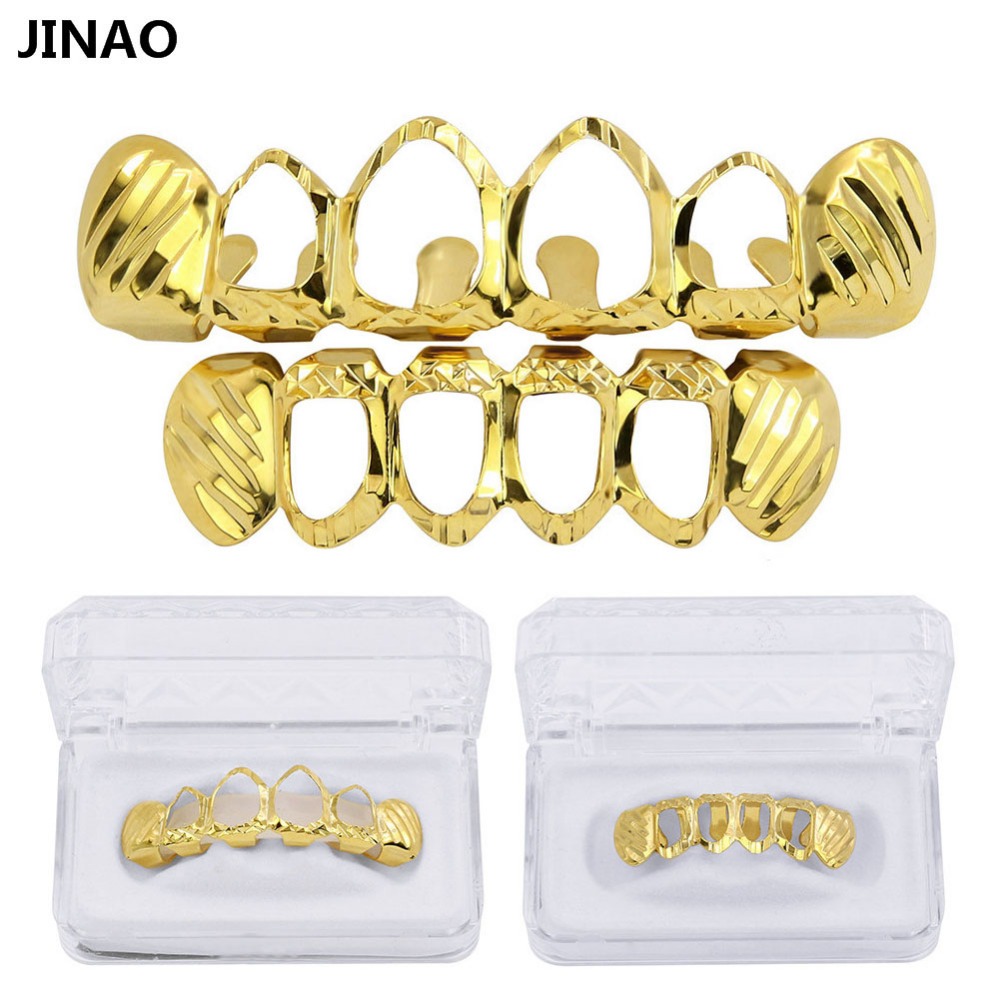 JINAO Neue Fit D-Cut Grillz Se – Body Jewelry Gold Plated Bewertung und Preis