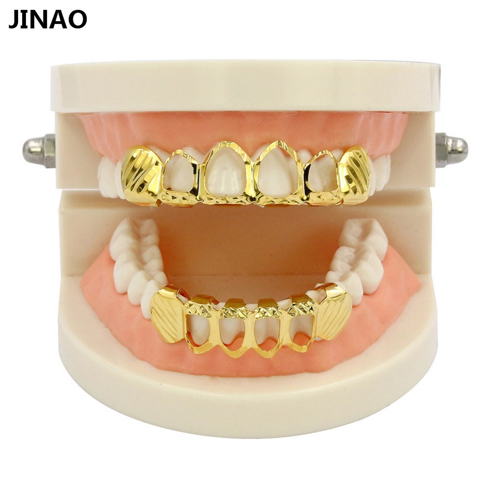 JINAO Neue Fit D-Cut Grillz Se – Body Jewelry Gold Plated Bewertung und Preis