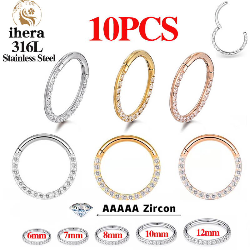 1/10 Stück Edelstahl Nasenring – Body Jewelry Hoops Bewertung und Preis