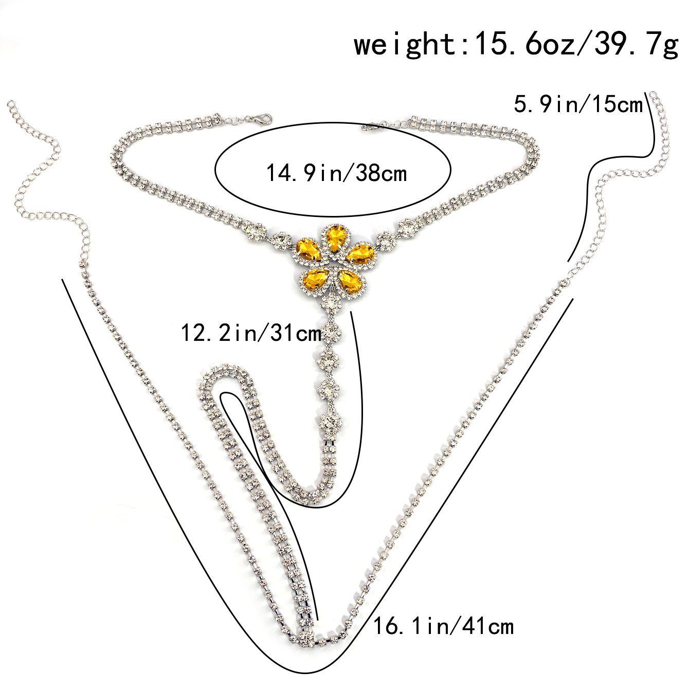 1pc Blume Geformt Sexy Strass  – Body Jewelry Lot Bewertung und Preis