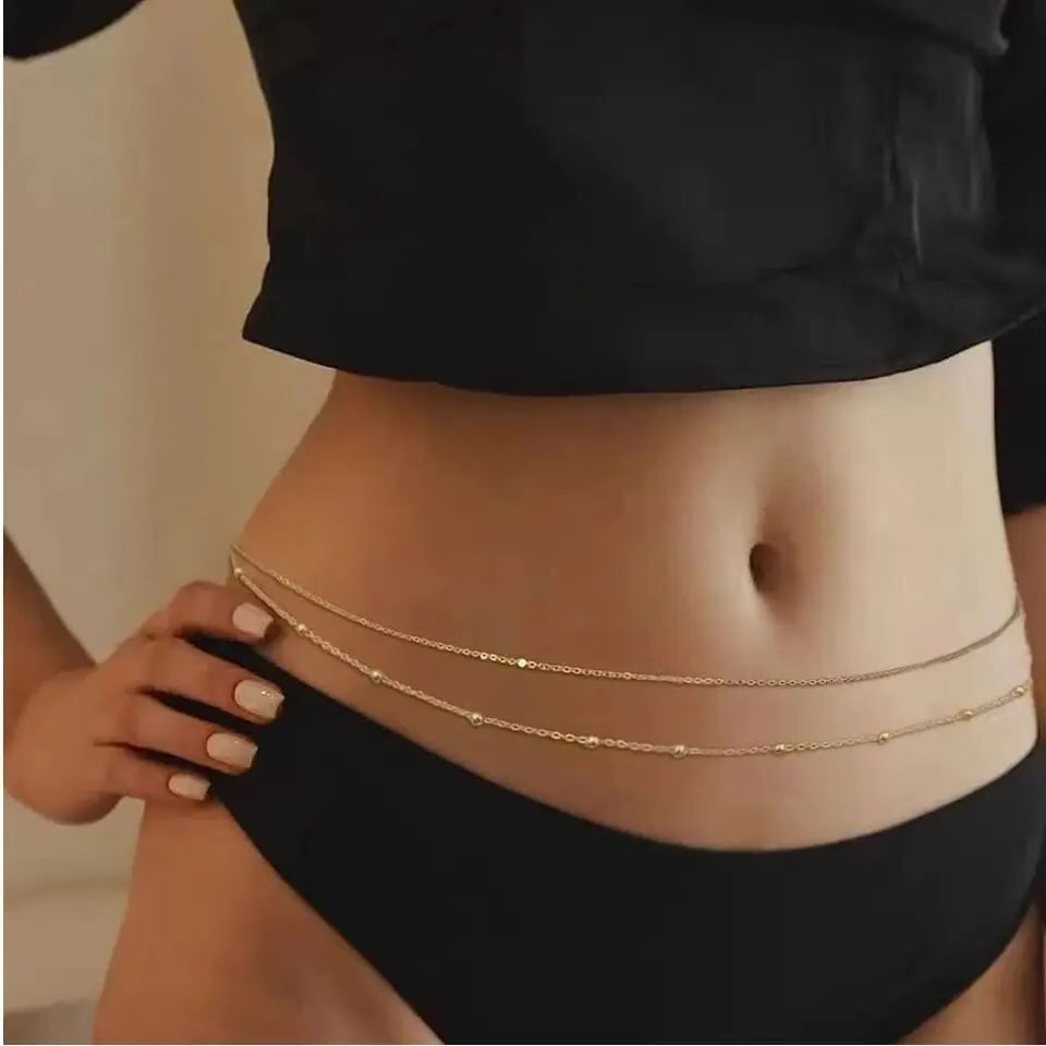 HipHop Doppelschichten Bauchke – Body Jewelry Dress Bewertung und Preis