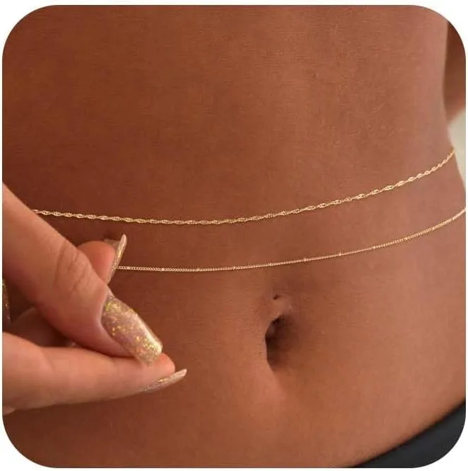 14 Karat vergoldete 26-33 Zoll – Body Jewelry Gold Plated Bewertung und Preis