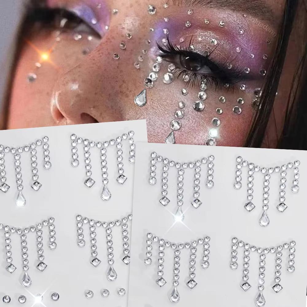 1/5 Blätter Gesicht Schmuck Au – Body Jewelry Stickers Bewertung und Preis